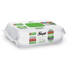 Drėgnos servetėlės ​​​​Sleepy paviršių valymui, Easy Clean Green Apple (100 vnt.)